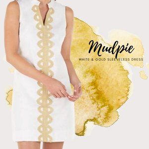 Mudpie White Sleeveless Dress! With Tags!